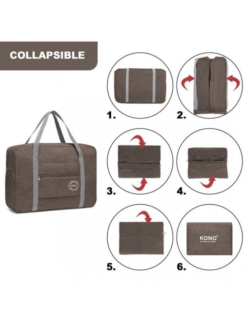 Sac de voyage pliable 45x14x32 cm sec/humide imperméable - Kiabi Sac de voyage pliable 45x14x32 cm sec/humide imperméable - Kiabi