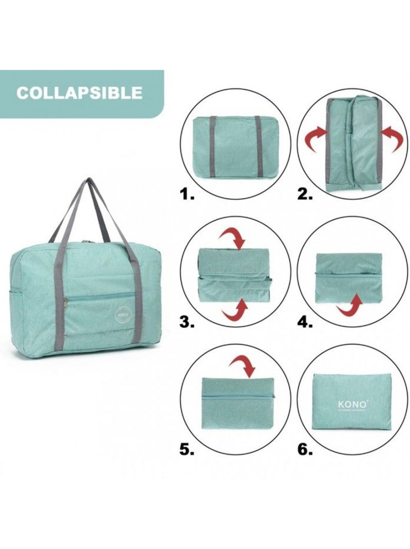 Sac de voyage pliable 45x14x32 cm sec/humide imperméable Vert - Kiabi