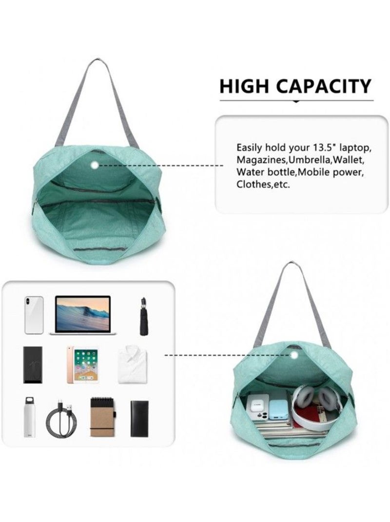 Sac de voyage pliable 45x14x32 cm sec/humide imperméable Vert - Kiabi