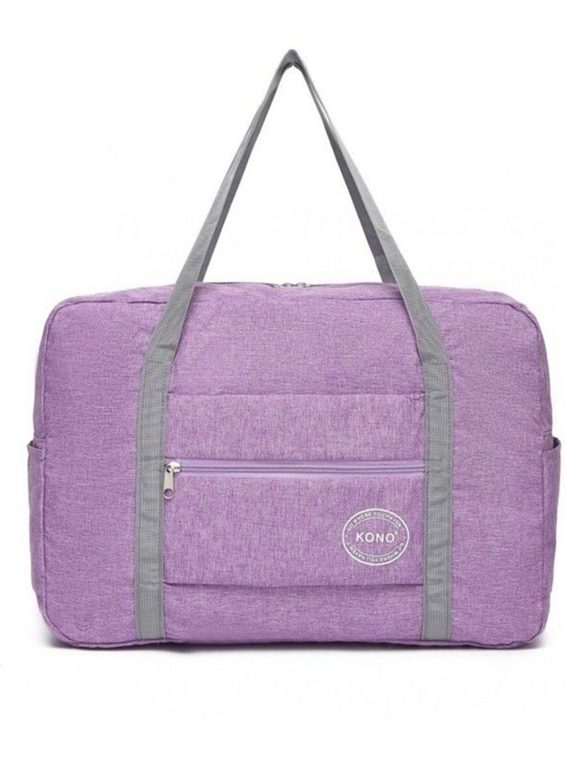 Sac de voyage pliable 45x14x32 cm sec/humide imperméable Violet - Kiabi