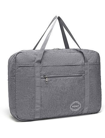Sac de voyage pliable 45x32x14 cm imperméable multi-poches - kono