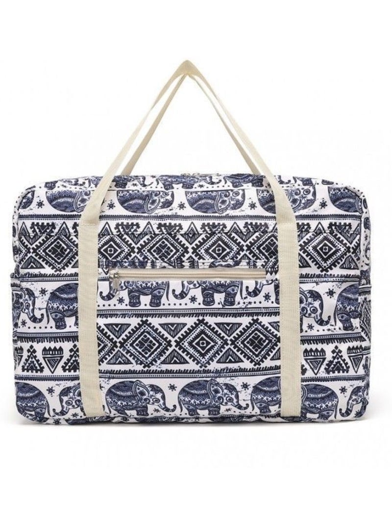 Sac de voyage pliable 45x32x14 cm imperméable trolley - kono Bleu - Kiabi