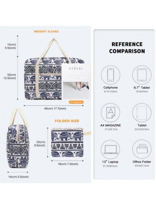 Sac de voyage pliable 45x32x14 cm imperméable trolley - kono - Kiabi Sac de voyage pliable 45x32x14 cm imperméable trolley - kono - Kiabi