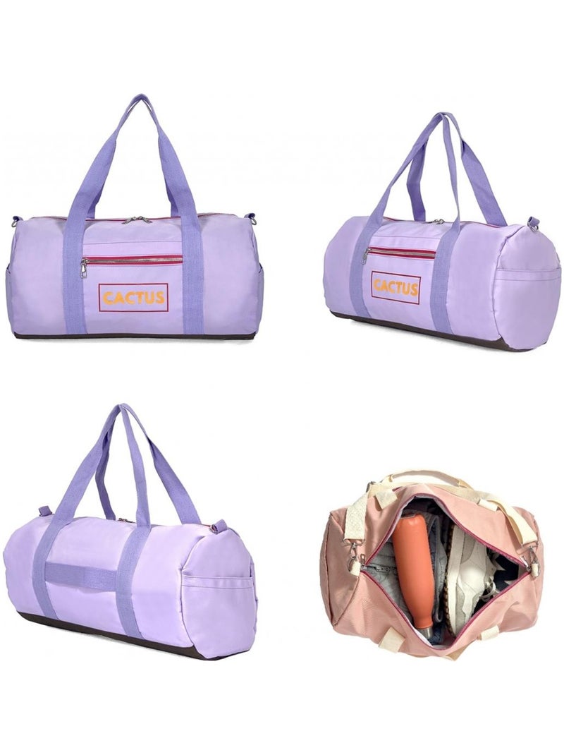 Sac de voyage week-end 18L et sport sans roulettes Violet - Kiabi