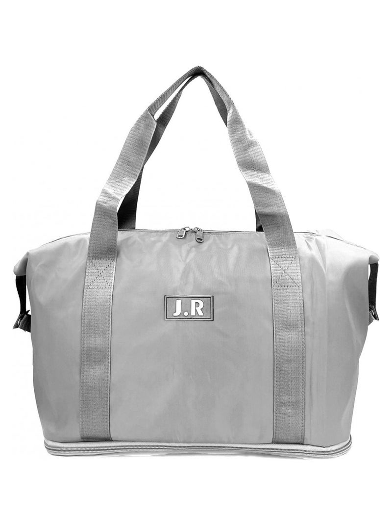 Sac de voyage week-end 21L déperlant sans roulettes Gris - Kiabi