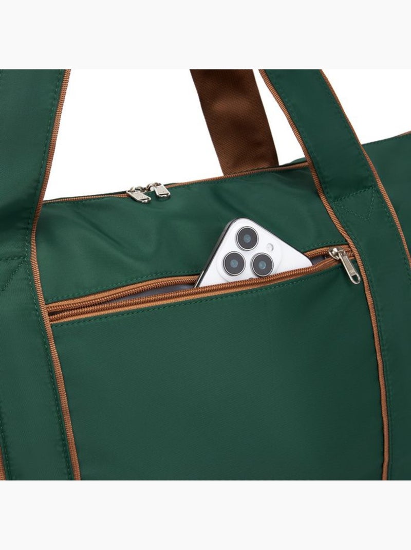Sac de voyage week-end 45x36x20 cm déperlant trolley - kono Bleu - Kiabi