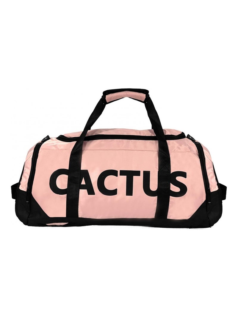 Sac de voyage week-end et sport 50L 2en1 porté dos sans roulettes Rose - Kiabi