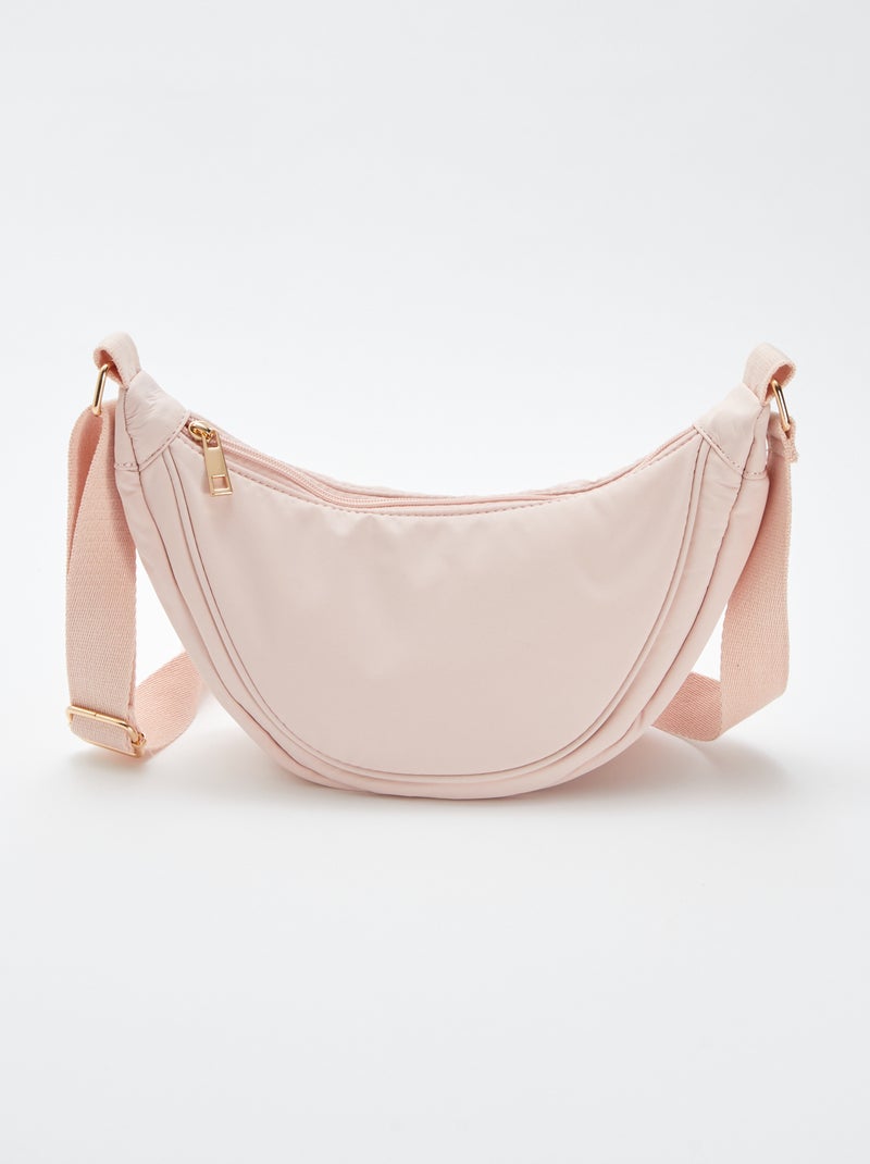 Sac demi lune en nylon Rose - Kiabi