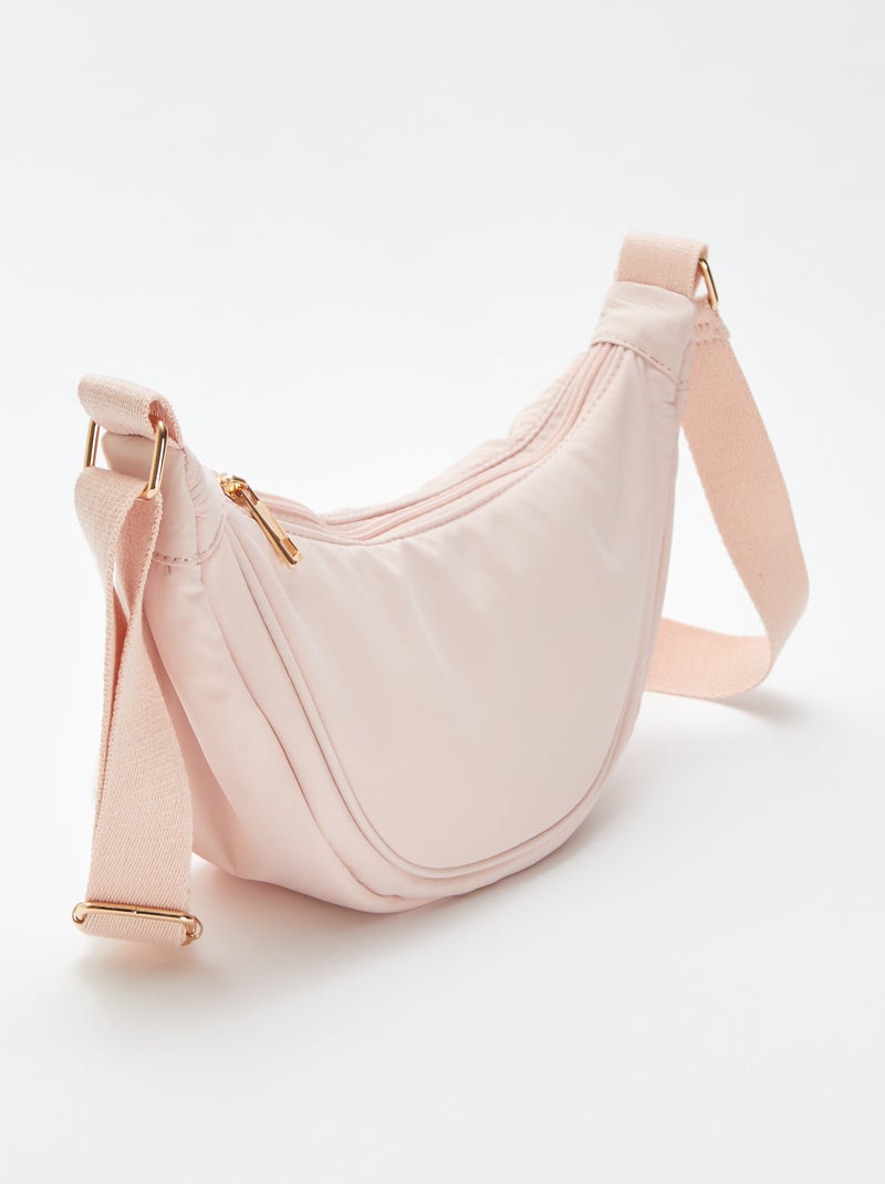 Sac demi lune en nylon Rose - Kiabi