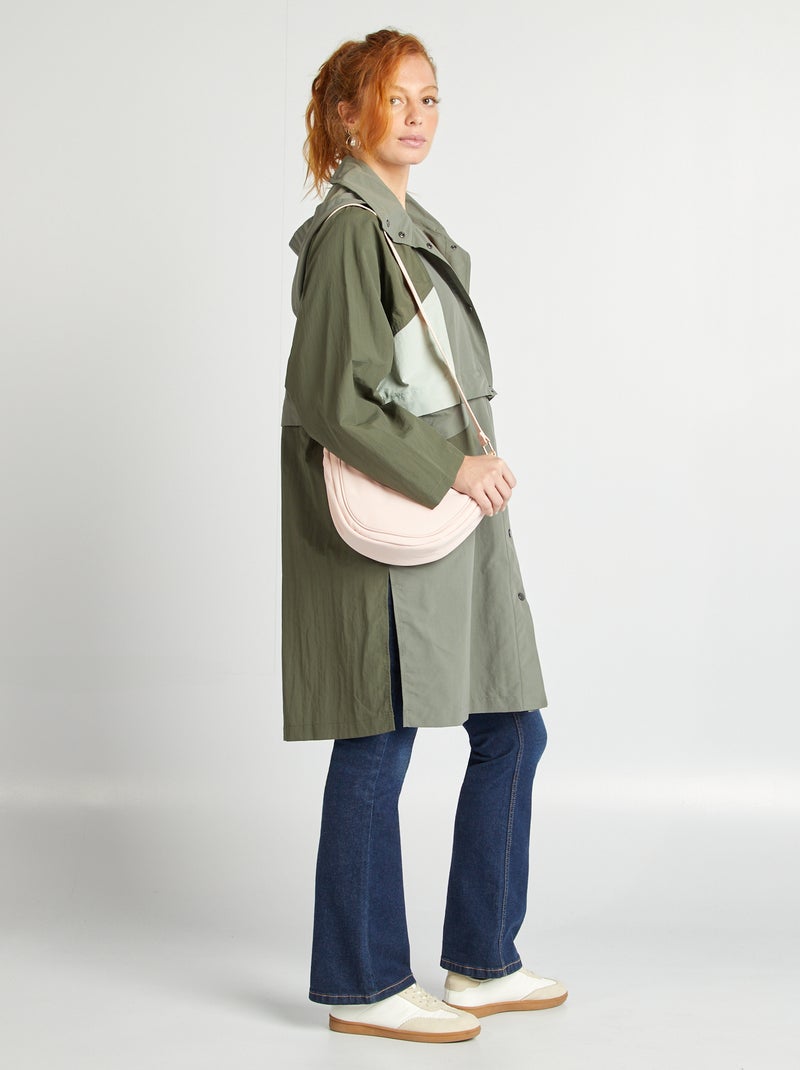 Sac demi lune en nylon Rose - Kiabi