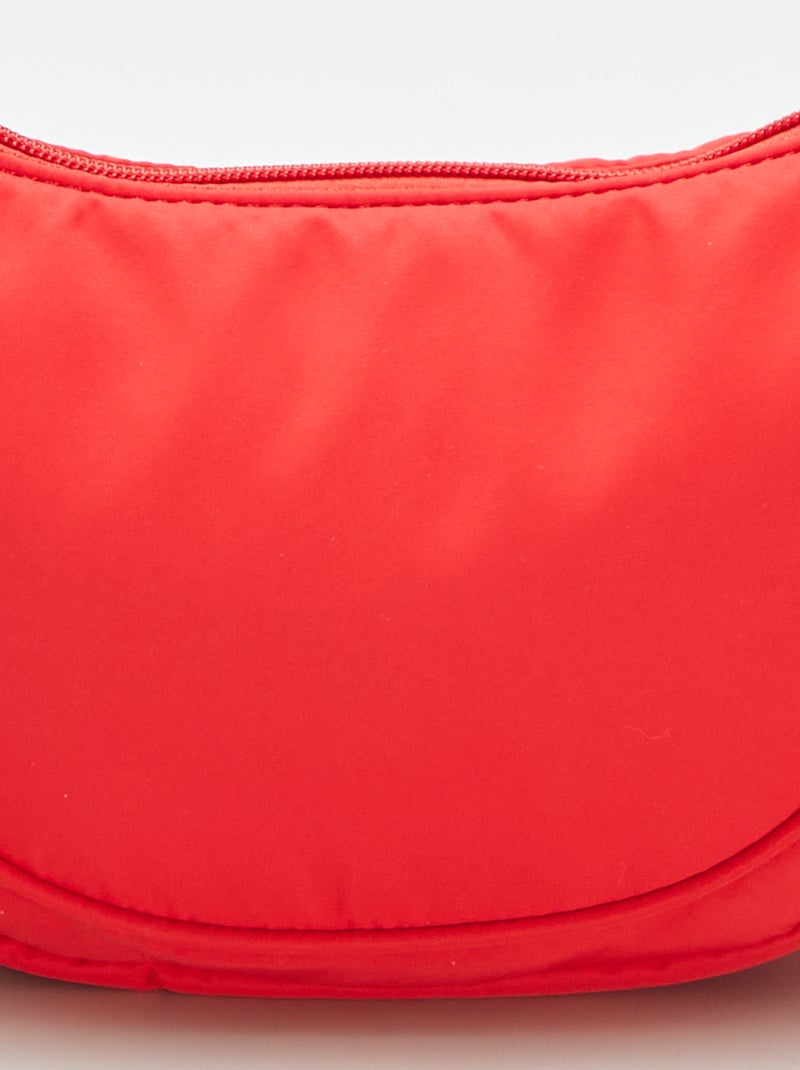 Sac demi lune en nylon Rouge - Kiabi