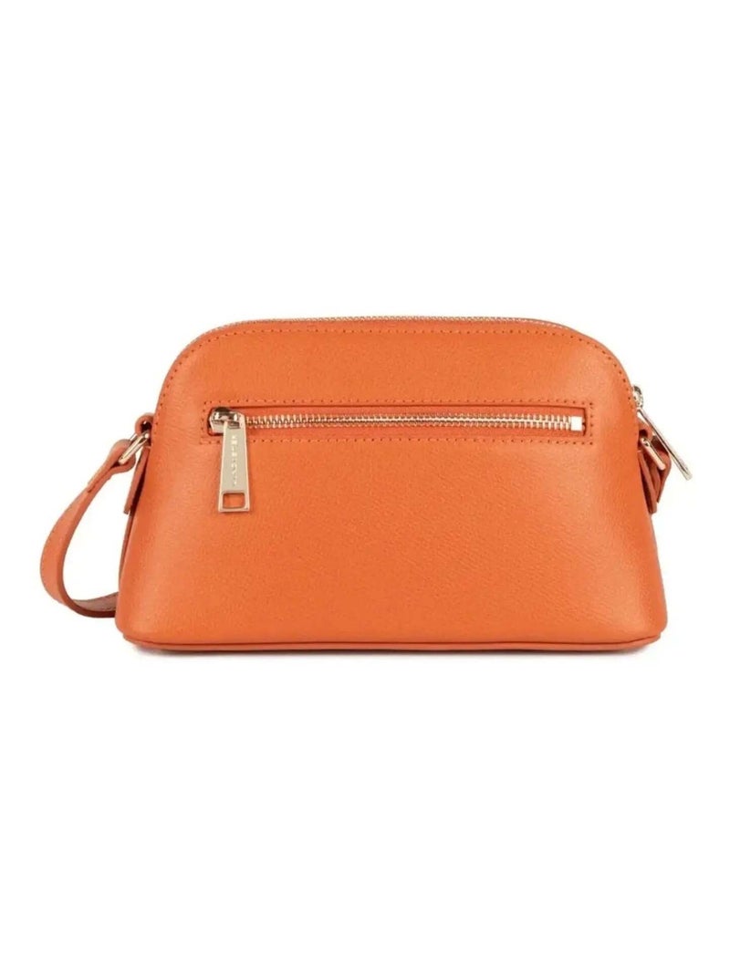 Sac demi lune Zippé S Sierra Jia Lancaster Orange - Kiabi