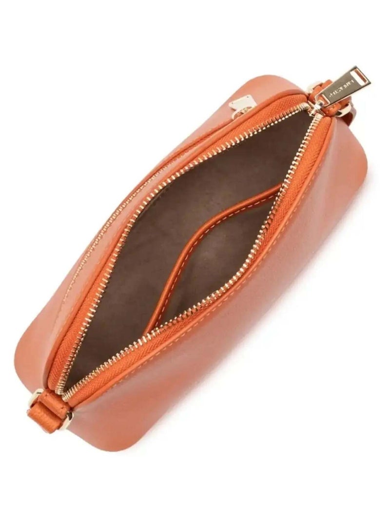 Sac demi lune Zippé S Sierra Jia Lancaster Orange - Kiabi