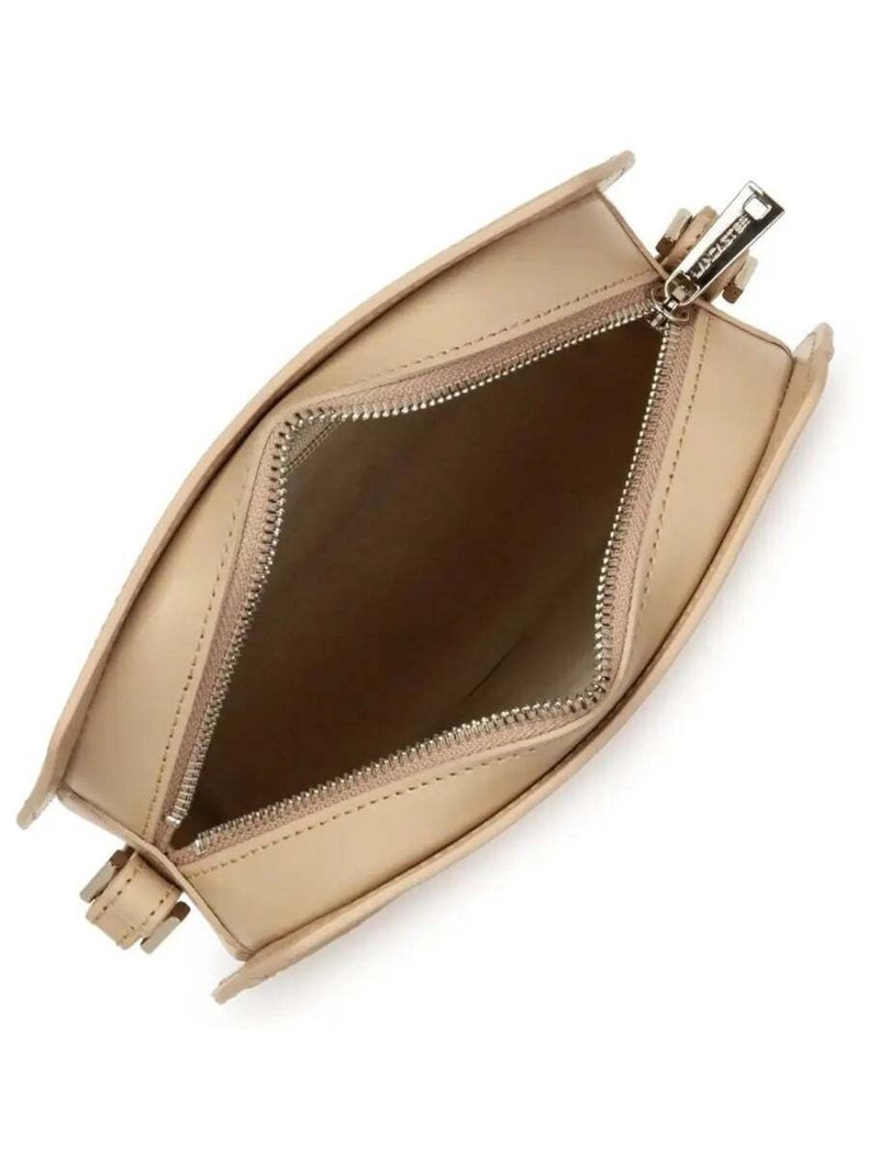 Sac demi lune Zippé Suave Lune Lancaster   Foncé Beige - Kiabi