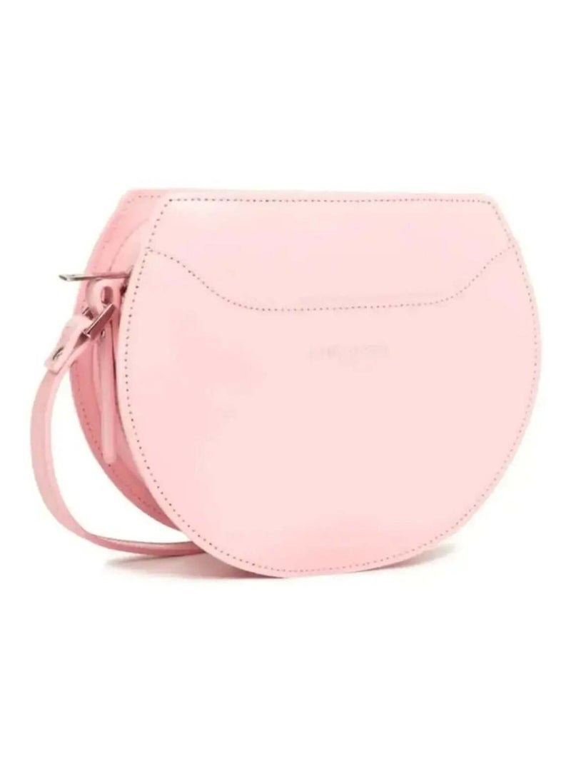 Sac demi lune Zippé Suave Lune Lancaster   Fumé Rose - Kiabi