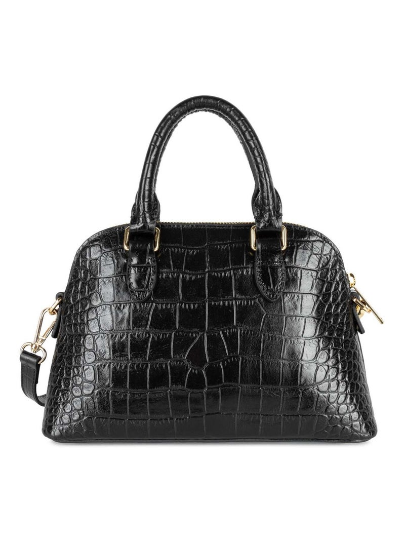 Sac demi lune Zippée M Exo Lancaster Noir - Kiabi