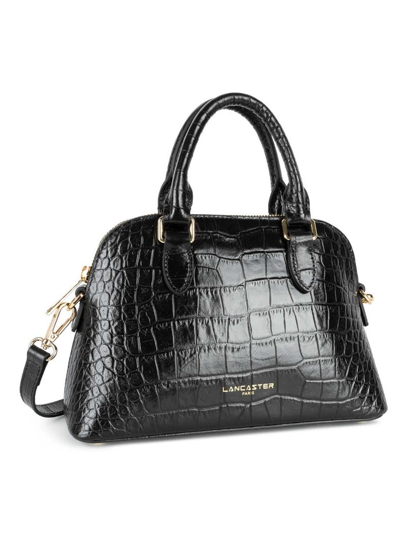 Sac demi lune Zippée M Exo Lancaster Noir - Kiabi