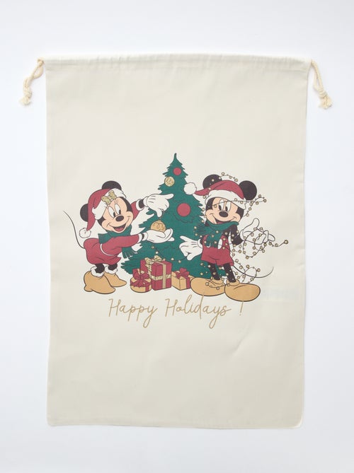 Sac 'Disney' 'Mickey' à cordon en coton - Kiabi