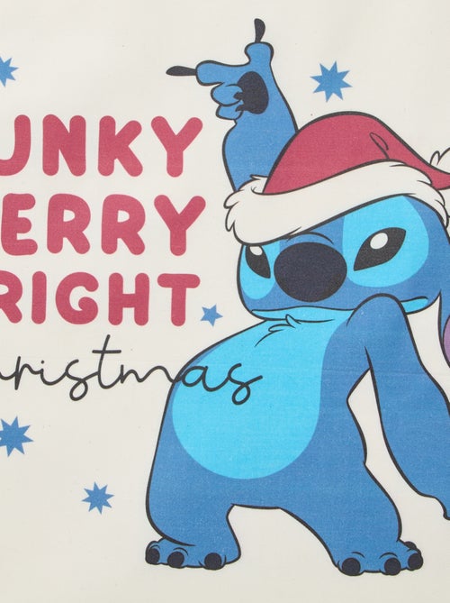 Sac 'Disney' 'Stitch' à cordon en coton - Kiabi