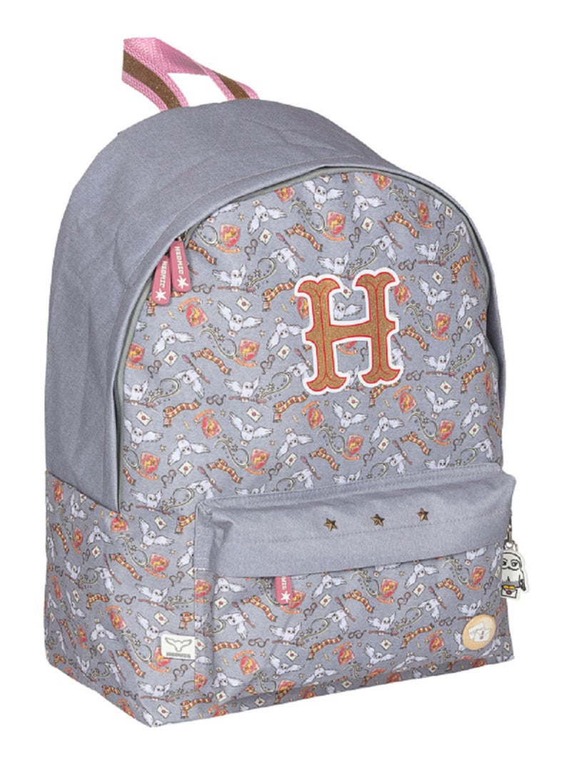 SAC DOS 1 COMPARTIMENT HARRY POTTER HEDWIG Gris - Kiabi