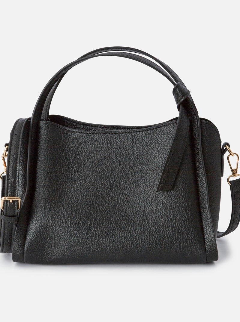 Sac effet grainé - Damart Noir - Kiabi