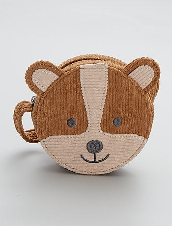 Sac en bandoulière 'ourson' en velours