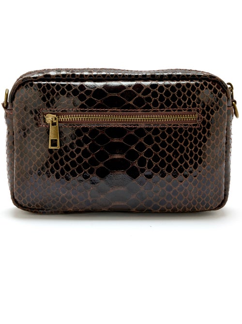 Sac en cuir style besace - DAXON - Kiabi