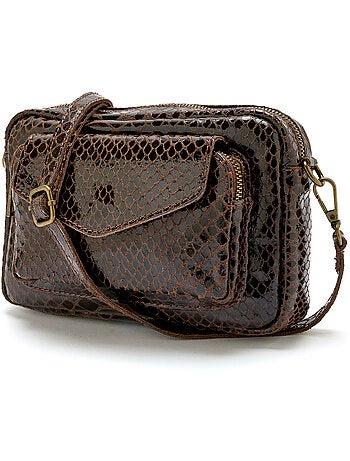 Sac en cuir style besace