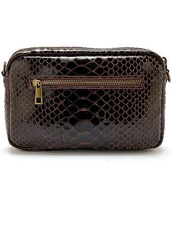 Sac en cuir style besace