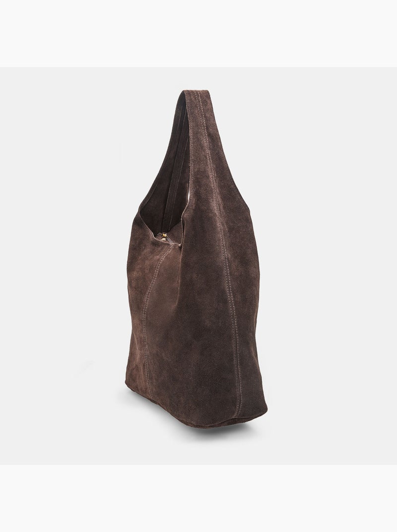 Sac en daim Bata Marron - Kiabi
