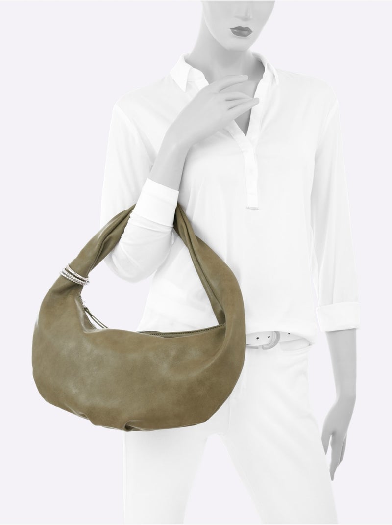 Sac En Forme De Bourse - Taille Standard - Helline Ivoire - Kiabi