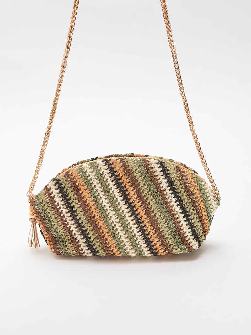 Sac en forme de bourse Vert - Kiabi