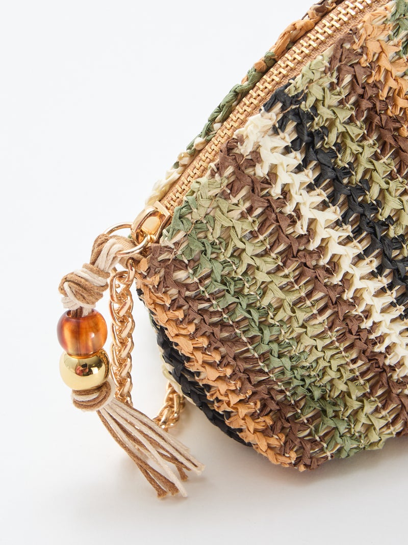 Sac en forme de bourse Vert - Kiabi