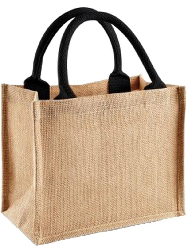 Sac en jute (6 litres) - westford mill Noir Beige - Kiabi