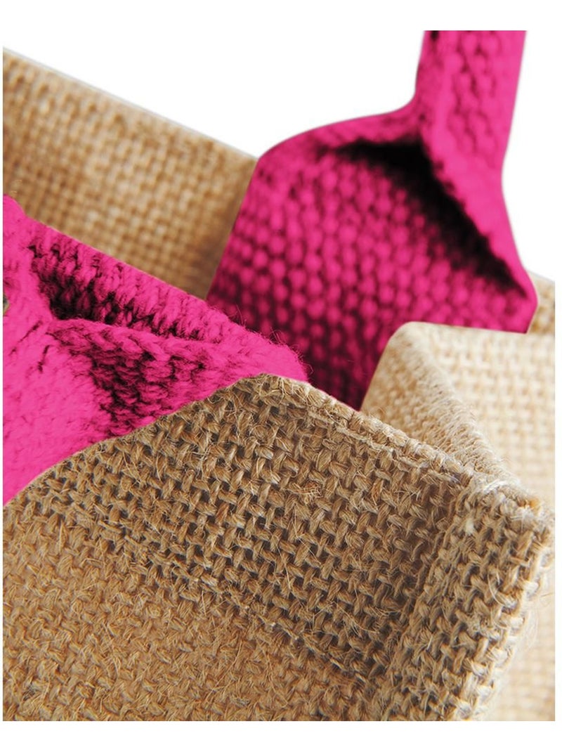 Sac en jute (6 litres) - westford mill Rose fushia - Kiabi