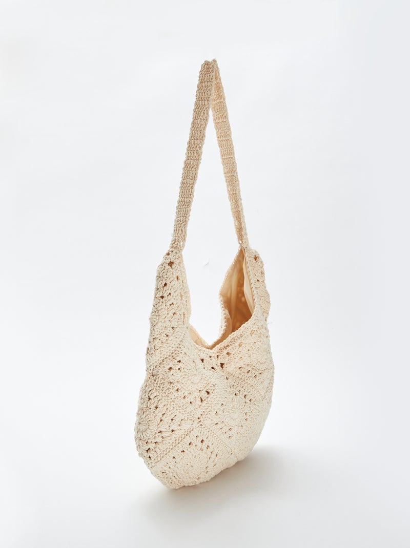 Sac en macrame casual Blanc - Kiabi