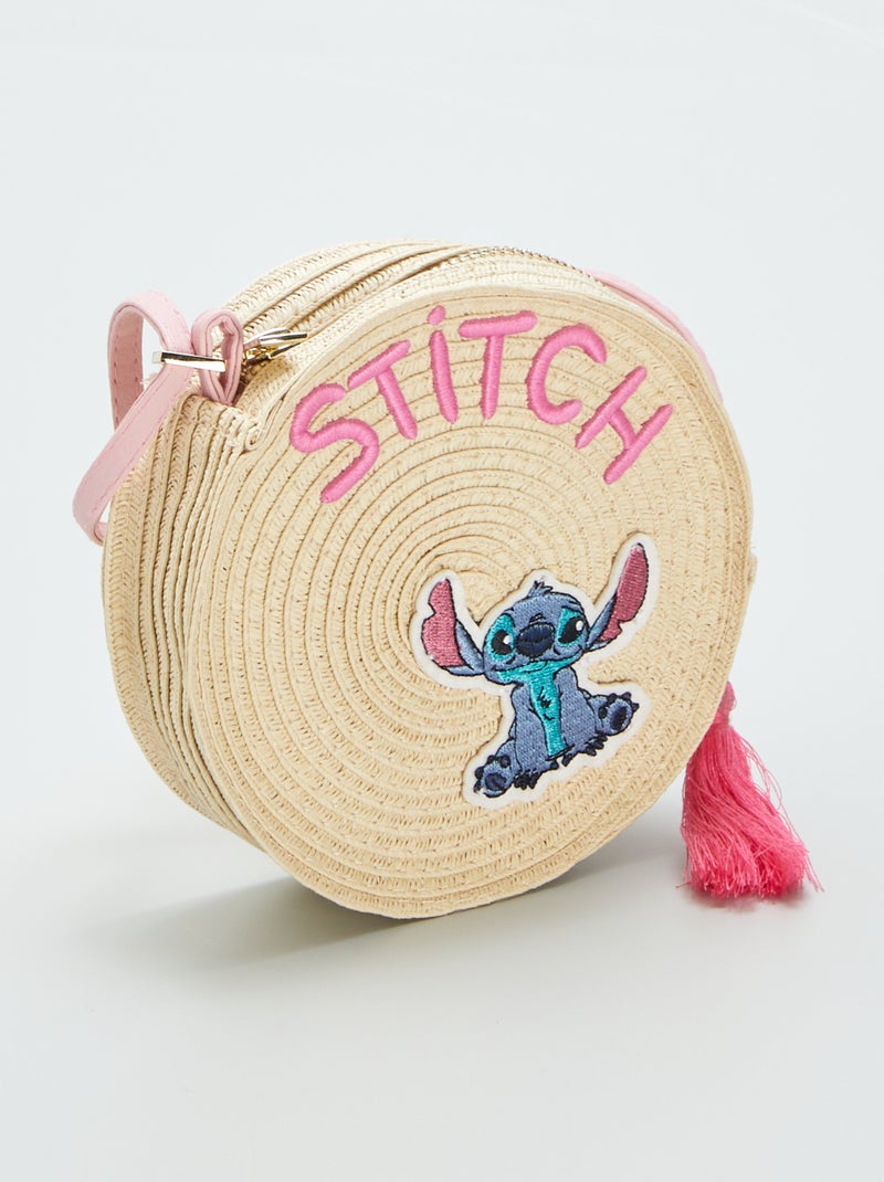Sac en paille 'Stitch' 'Disney' Beige - Kiabi
