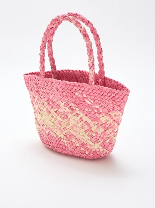 Sac en papier tressé - Kiabi