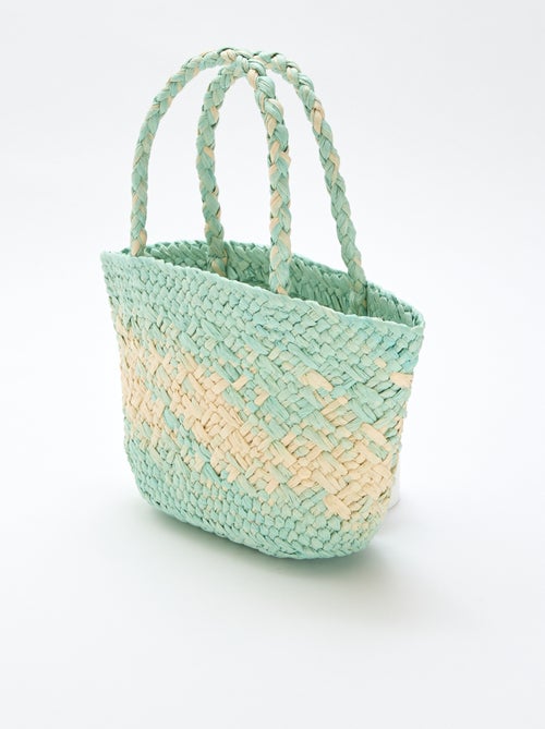 Sac en papier tressé - Kiabi