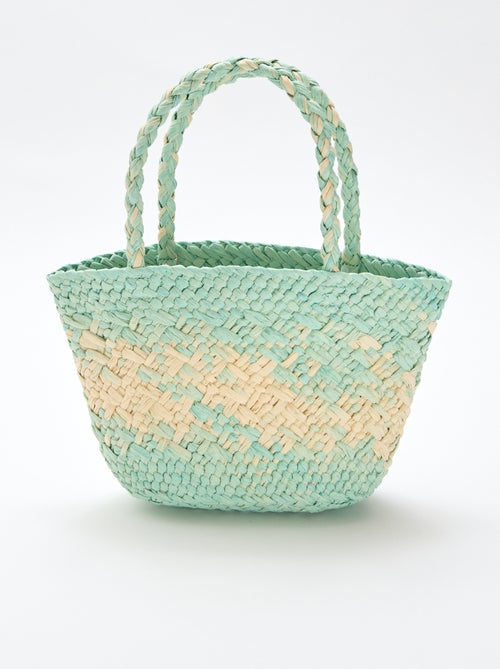 Sac en papier tressé - Kiabi