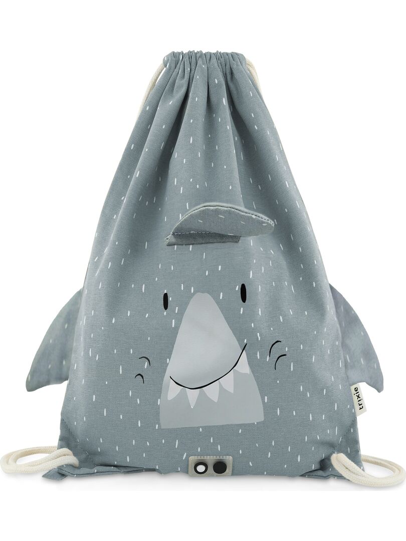 Sac ficelles MR. SHARK Gris - Kiabi