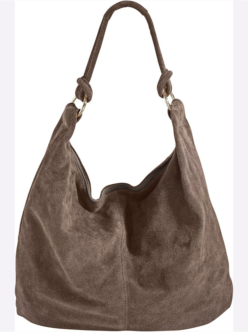 Sac Forme De Bourse Moderne - Taille Standard - helline Gris taupe - Kiabi