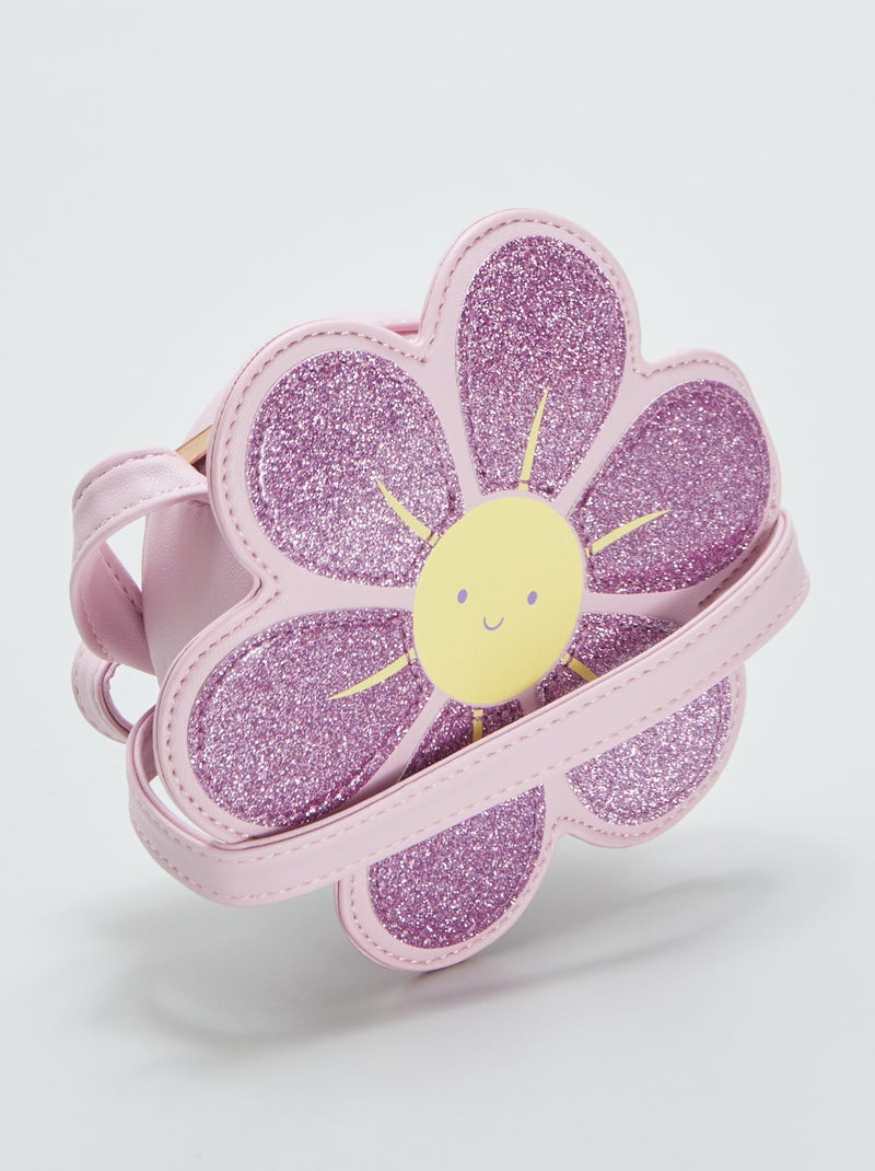 Sac forme fleur avec anse Rose - Kiabi
