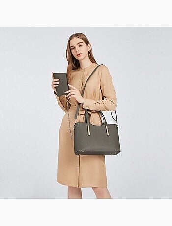 Sac fourre-tout avec pochette amovible 33x23x13 cm - miss lulu