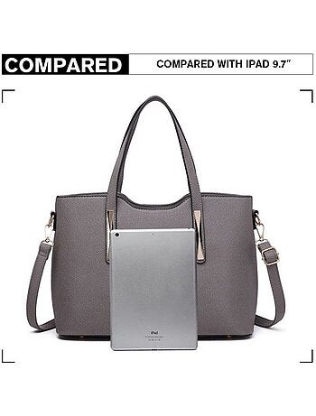 Sac fourre-tout avec pochette amovible 33x23x13 cm - miss lulu
