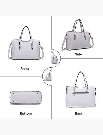 Sac fourre-tout avec pochette incluse 33x23x13 cm - miss lulu
