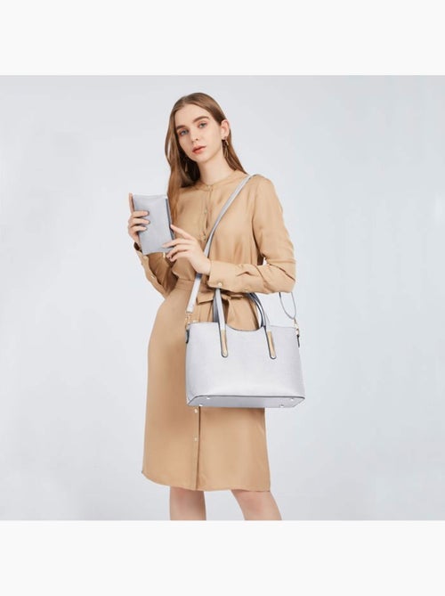 Sac fourre-tout avec pochette incluse 33x23x13 cm - miss lulu - Kiabi Sac fourre-tout avec pochette incluse 33x23x13 cm - miss lulu - Kiabi