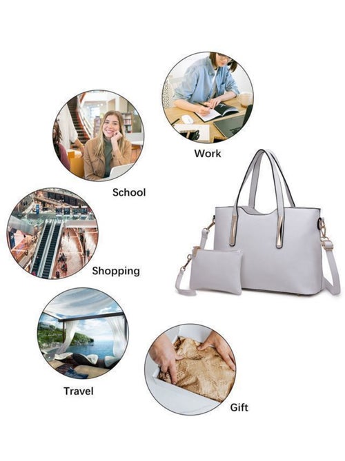 Sac fourre-tout avec pochette incluse 33x23x13 cm - miss lulu - Kiabi Sac fourre-tout avec pochette incluse 33x23x13 cm - miss lulu - Kiabi