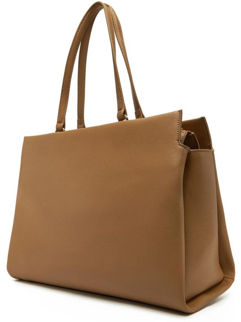 Sac Fourre Tout Femme Tommy Hilfiger Marron cappuccino - Kiabi