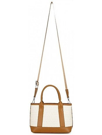 Sac fourre-tout monogramme sangle convertible 28x11x19 cm - miss lulu